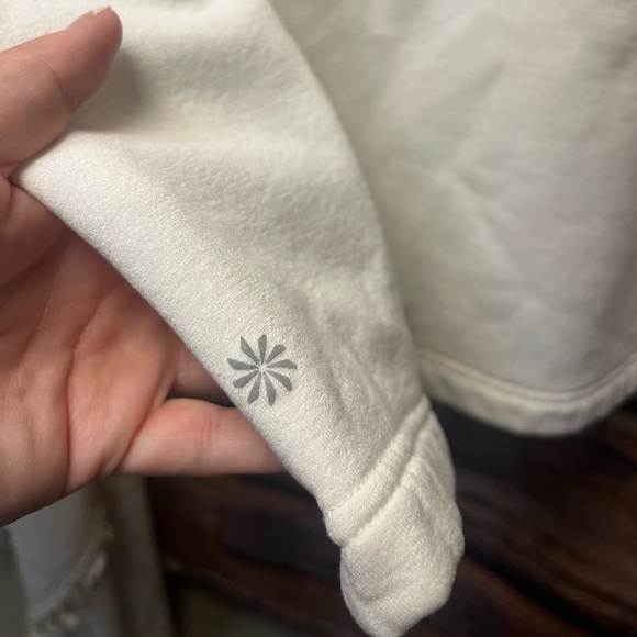 Athleta White Turtleneck Sweatshirt (043) - Picture 8 of 8